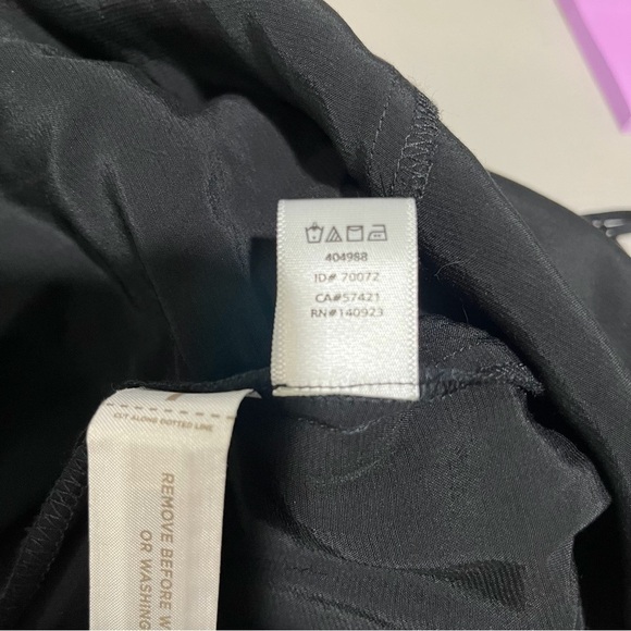 Ann Taylor Loft Sleeveless Jumpsuit Black Size Large Cropped Ankle 404988 - Picture 9 of 9